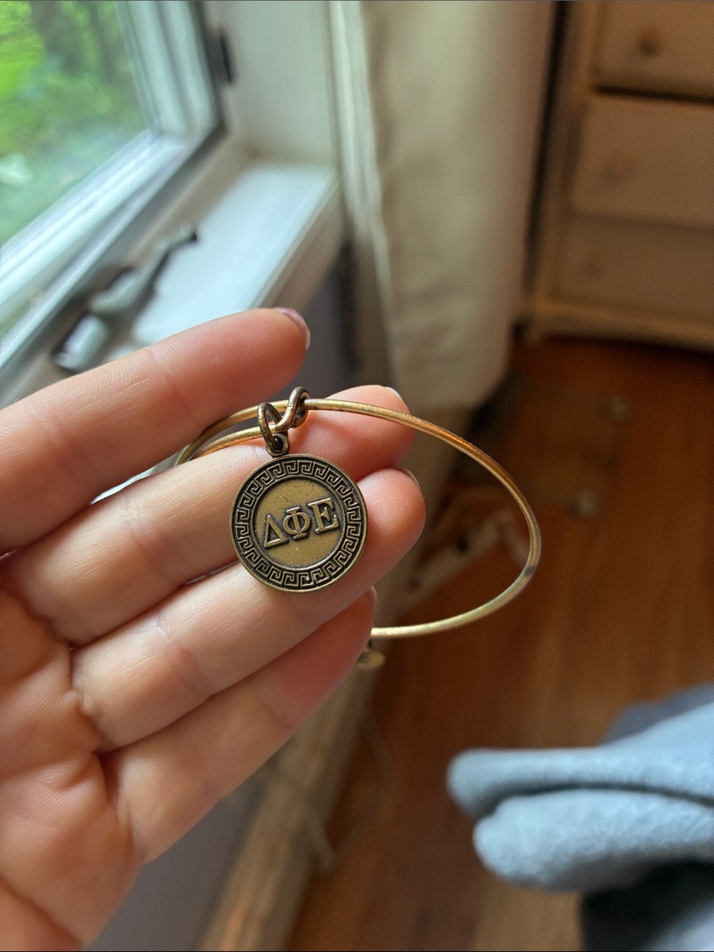 Alex and Ani delta ph epsilon bracelet